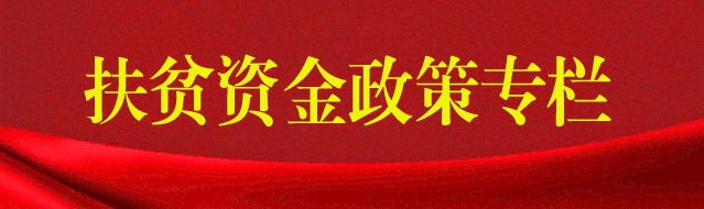 扶贫资金政策专栏